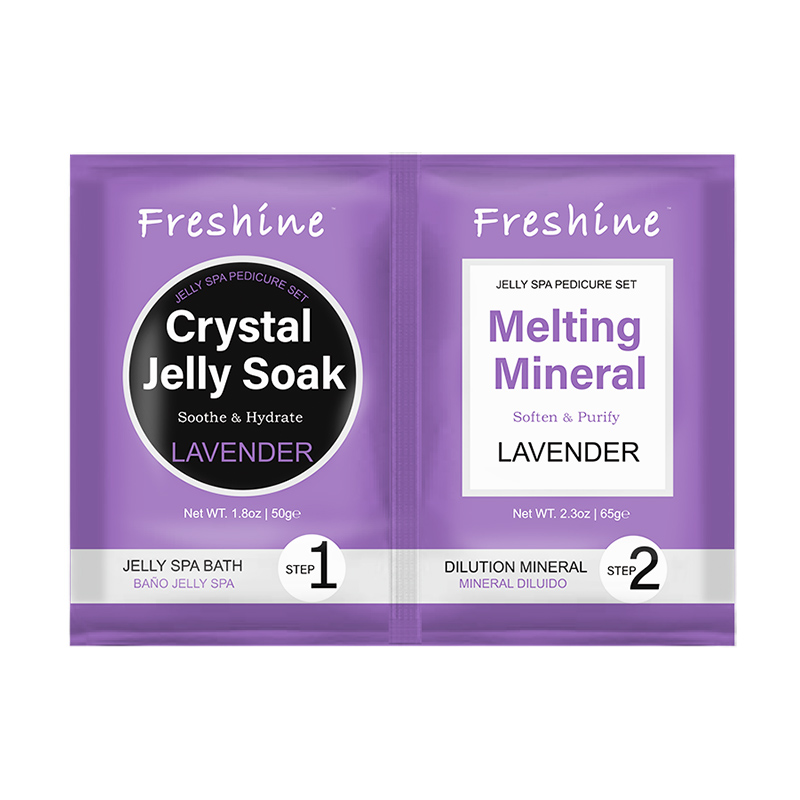 Freshine Crystal Jelly Soak - Lavender (Jelly Spa Pedicure Set)